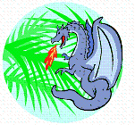 Dragon Palm Circle Logo